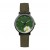Часы женские с ромашкой, зеленые