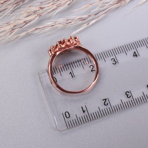 Женское кольцо "Цветок" позолота, С10500
