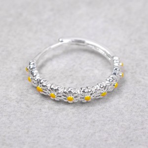 Женское кольцо "Ромашки", С10594