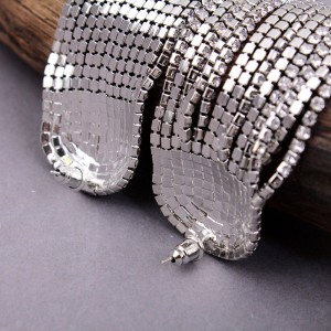 Жіночі сережки пензлики в камінцях, С10638