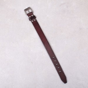 Кожаный браслет "Классика" коричневый, С10644
