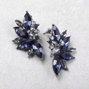 Сережки жіночі "Синя квітка", С10696
