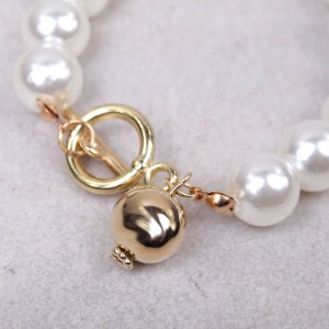 Жіночий браслет ланцюжок з перлами, С10751