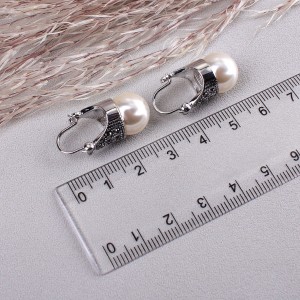 Сережки жіночі з перлами, С10884