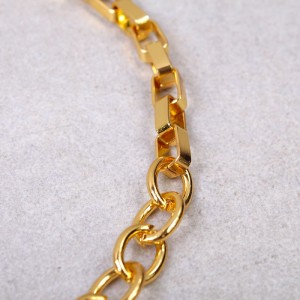 Ожерелье-чокер, золотистый, С10917