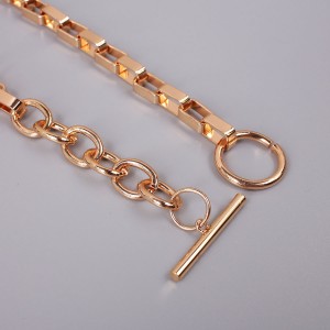 Ожерелье-чокер, золотистый, С10917