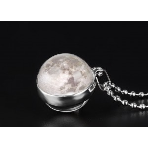 Кулон скляний "Місяць", С11016