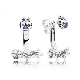 Серьги "Божья коровка" 