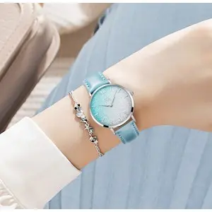 Женские часы SK, голубые С10423 - купить в Киеве по цене 890 грн ...