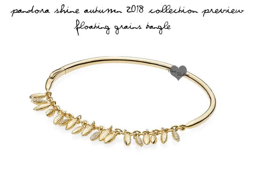 Pandora shine floating grains bangle shop