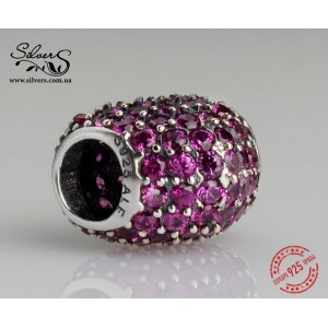 Шарм "Рожеве серце Паве", С1029