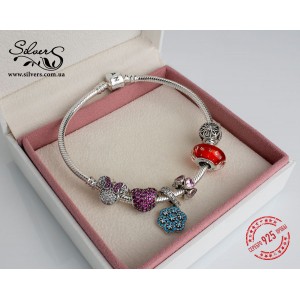 Шарм "Рожеве серце Паве", С1029