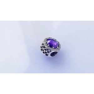 Шарм "Фіолетові сяючі серця", С452