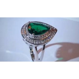Женское кольцо  "Сияющая слеза", С7854